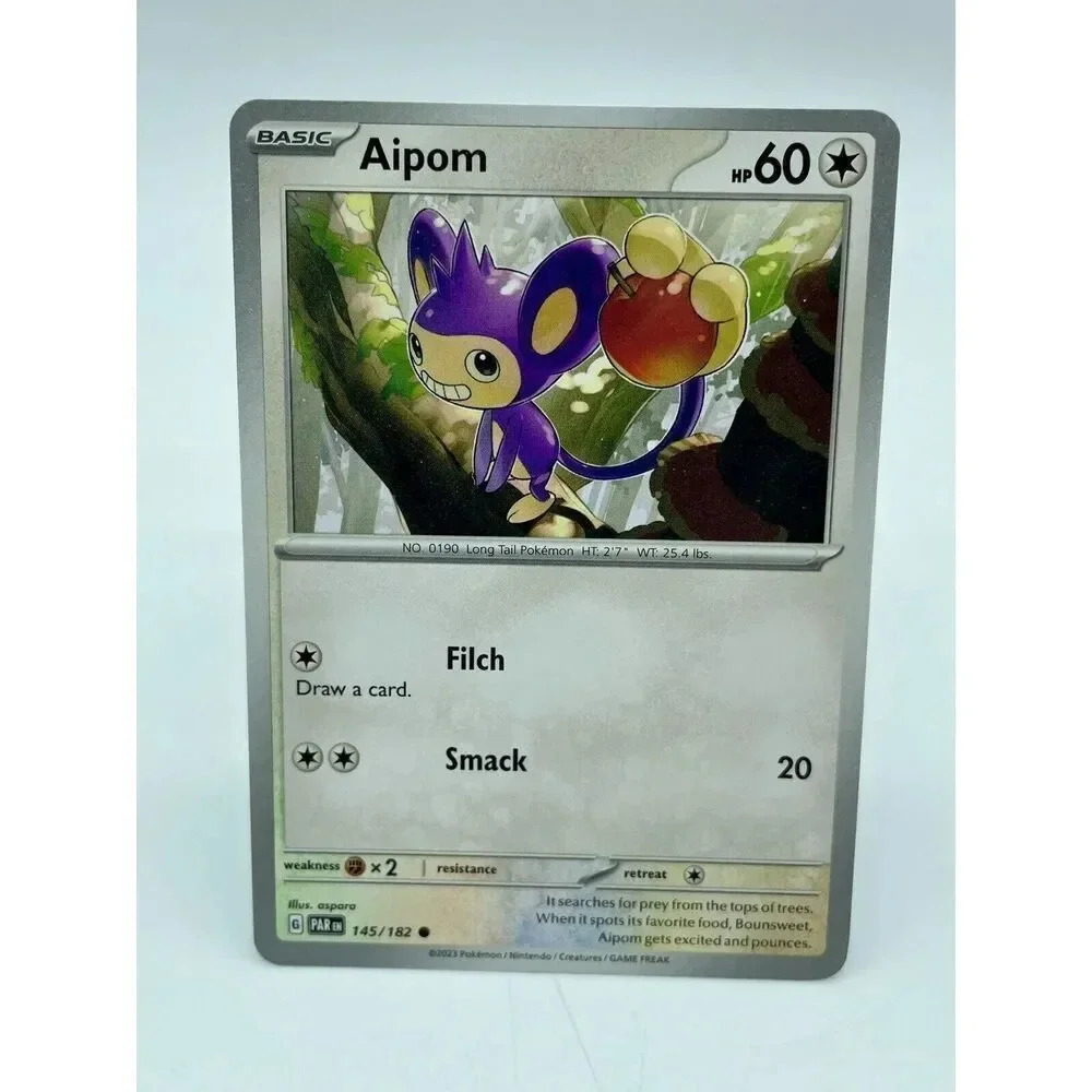 Aipom 145/182 Paradox Rift Non-Holo Pokemon TCG Mint Unplayed